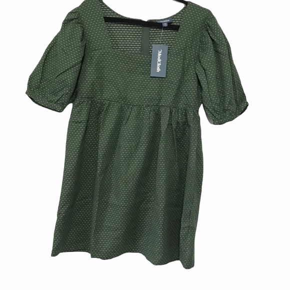 ModCloth Sunset Soiree green Dress sz10&12 D149/50 - Picture 2 of 11